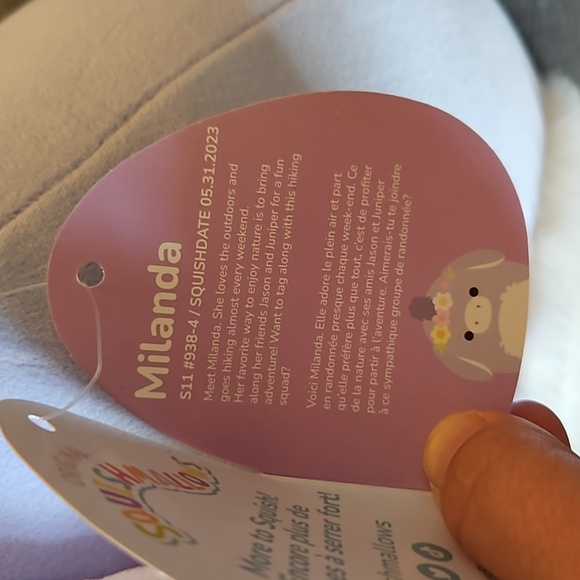 1/$6 or 2/$10 NWT 11in. MILANDA the Donkey with Floral Headband Squishmallow - Picture 9 of 12